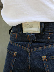 Black Sign 1920s 10.5oz Dockery Waist-Overalls – Dark Indigo (BSSP-25507)