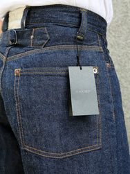 Black Sign 1920s 10.5oz Dockery Waist-Overalls – Dark Indigo (BSSP-25507)