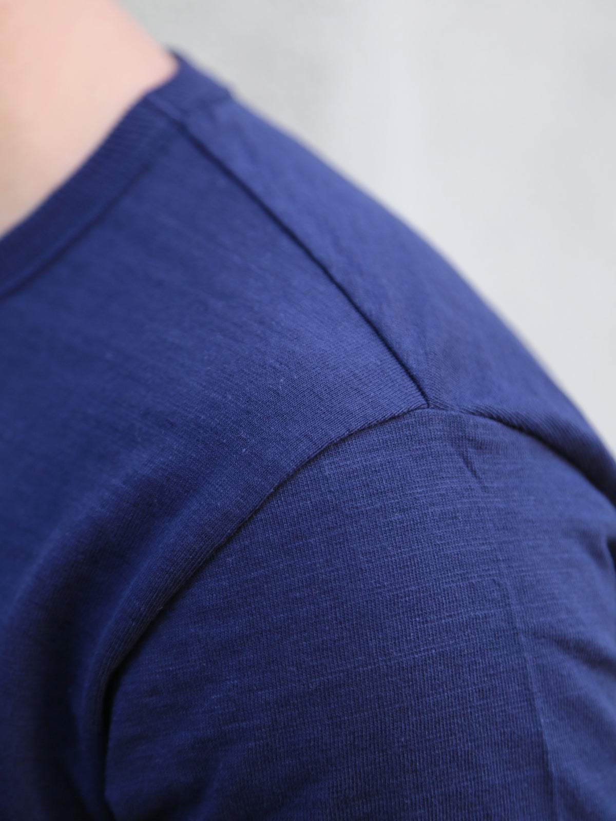 Joe McCoy Athletic T-shirt / Loop-wheel – Navy (MC19010-140)