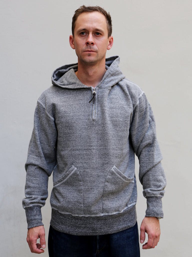 トップス [ NON TOKYO ] SWEAT PARKA - gray Fleece Streetwear Zip Hoodie – Copping Zone