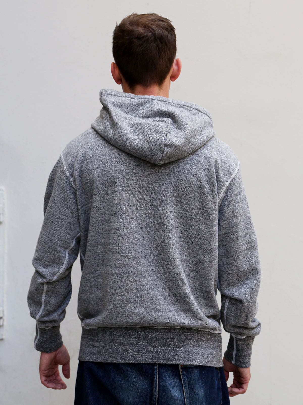 National Athletic Goods 1/4 Zip Parka Sweatshirt - Dark Grey