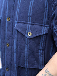 Indigofera Rivera Shirt – Indigo Sashiko (6149-221-01)