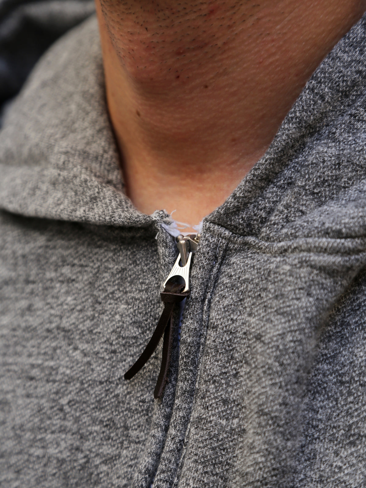 National Athletic Goods 1/4 Zip Parka Sweatshirt - Dark Grey