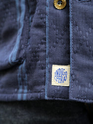 Indigofera Rivera Shirt – Indigo Sashiko (6149-221-01)