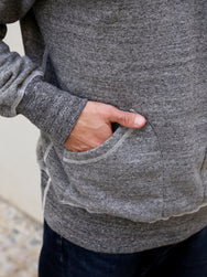 National Athletic Goods 1/4 Zip Parka Sweatshirt - Dark Grey