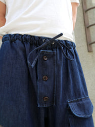 Fleurs de Bagne Submariner Pant – Stoned Wash Denim (FDB-PANT-SUBD-815)