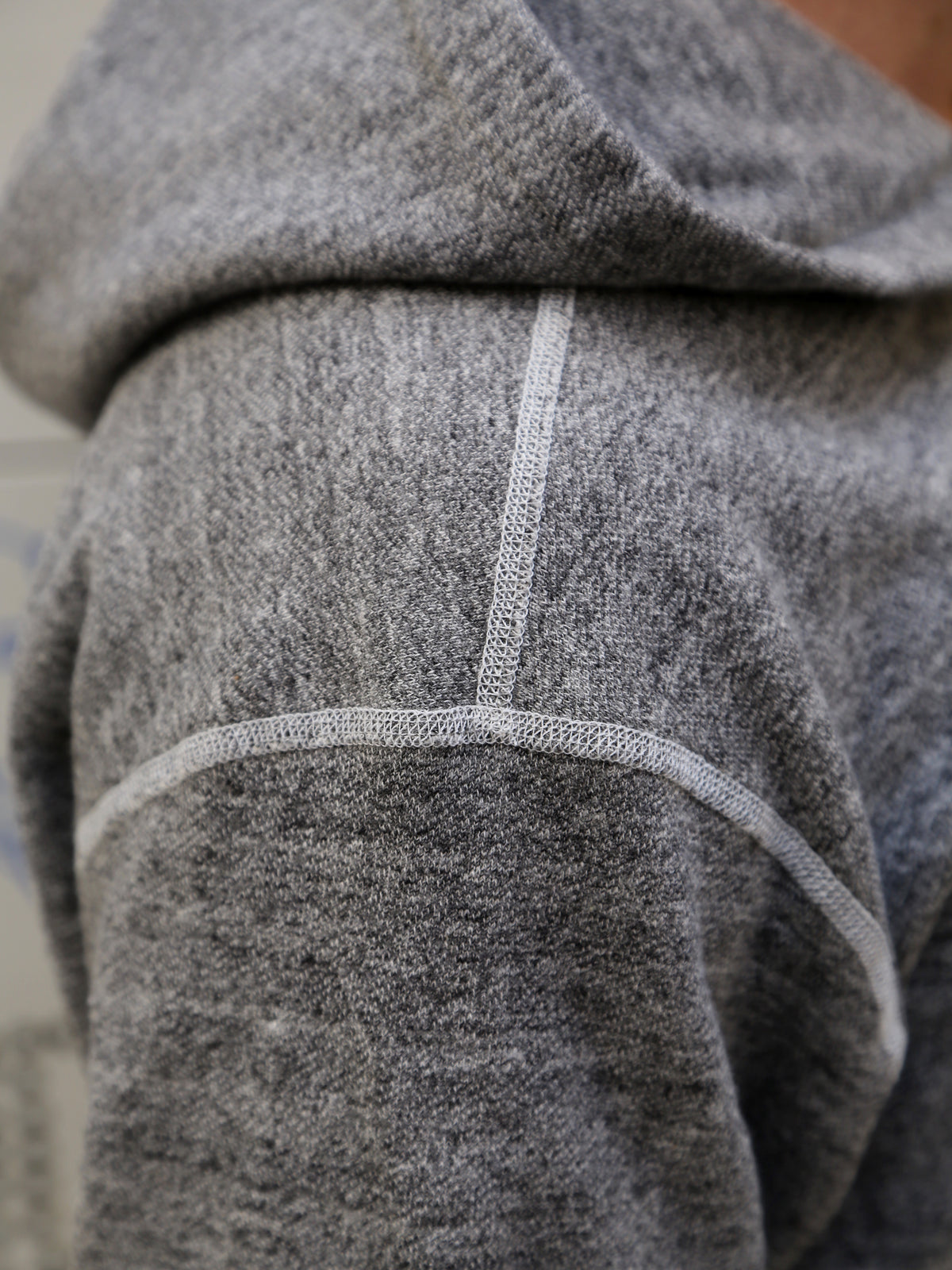 National Athletic Goods 1/4 Zip Parka Sweatshirt - Dark Grey