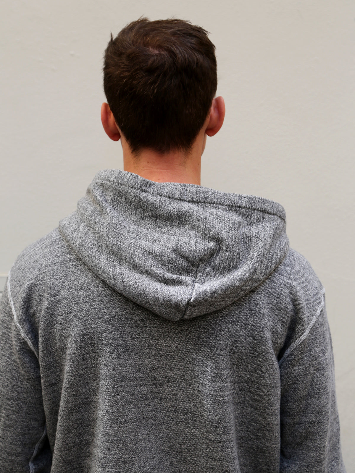 National Athletic Goods 1/4 Zip Parka Sweatshirt - Dark Grey