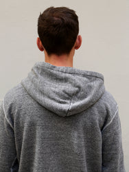 National Athletic Goods 1/4 Zip Parka Sweatshirt - Dark Grey