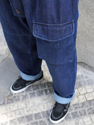 Fleurs de Bagne Submariner Pant – Stoned Wash Denim (FDB-PANT-SUBD-815)