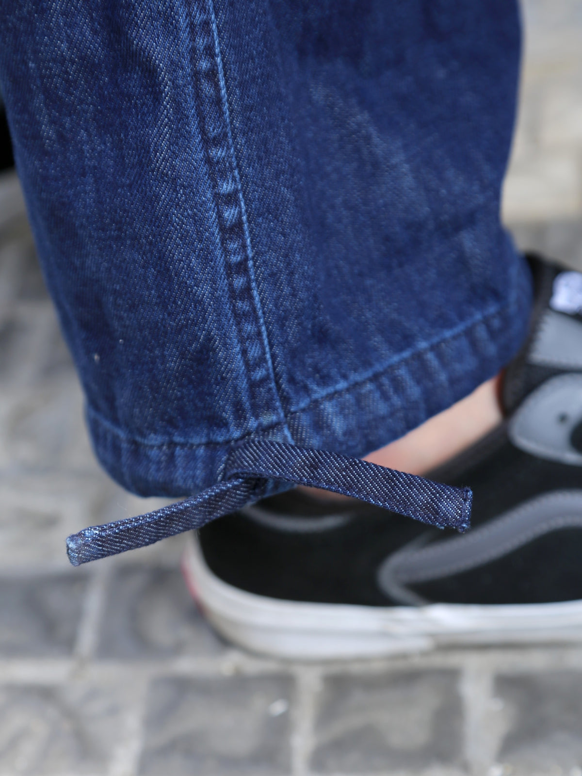 Fleurs de Bagne Submariner Pant – Stoned Wash Denim (FDB-PANT-SUBD-815)