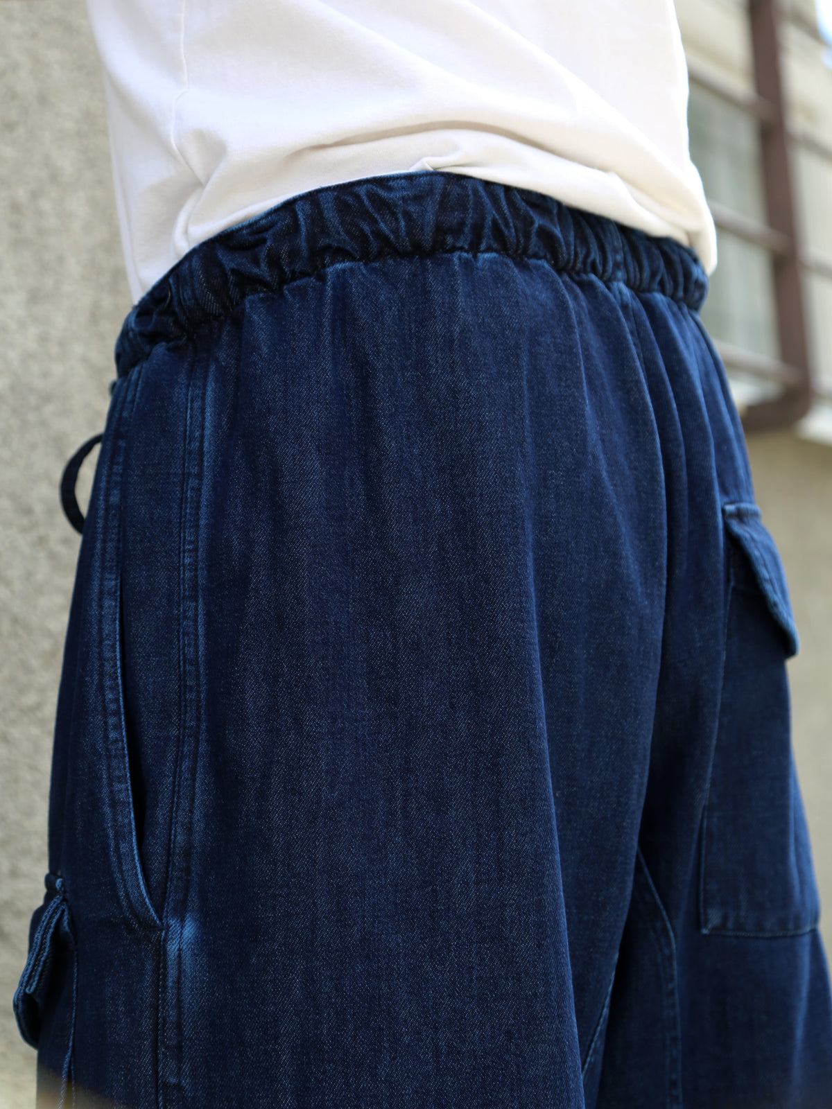 Fleurs de Bagne Submariner Pant – Stoned Wash Denim (FDB-PANT-SUBD-815)