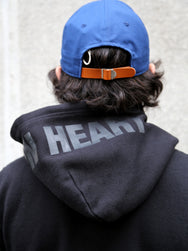 Iron Heart Printed 14oz Ultra Heavyweight Zippered Hoodie – Black (IHSW-77L-BLK)