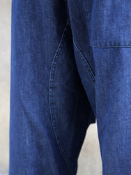 Fleurs de Bagne Submariner Pant – Stoned Wash Denim (FDB-PANT-SUBD-815)