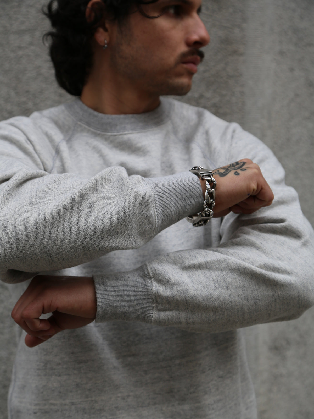 Nudie Palle Sweatshirt – Greymelange (150586)