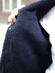 Momotaro Jeans 15.7Oz Denim Boa Jacket - Indigo (MXOT11023A)