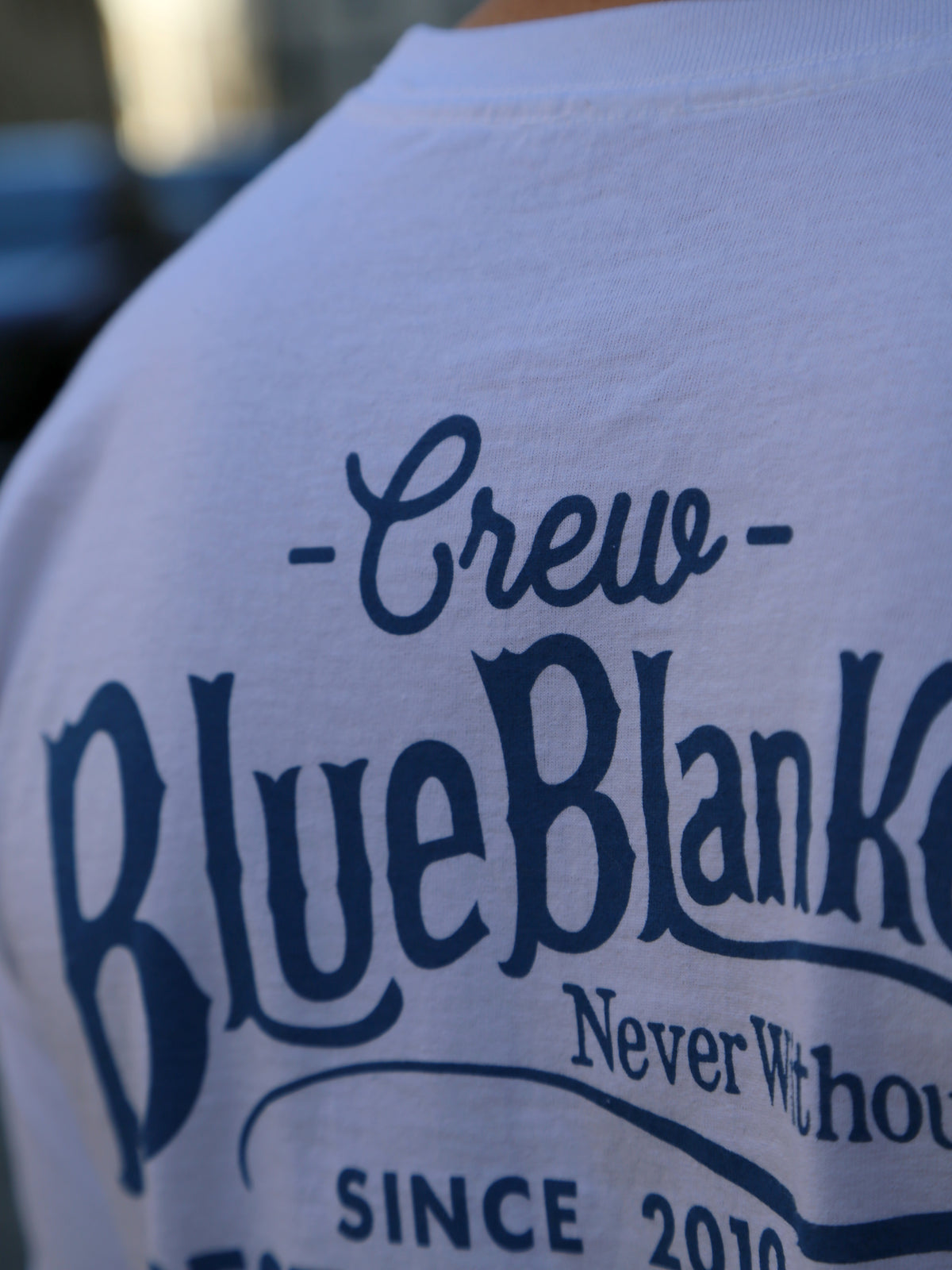 Blue Blanket Tubular T-shirt Logo (TS9 IT78)