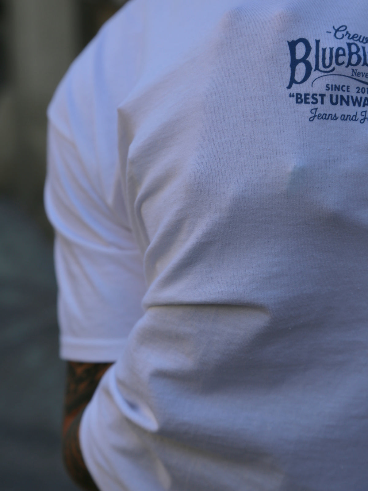 Blue Blanket Tubular T-shirt Logo (TS9 IT78)