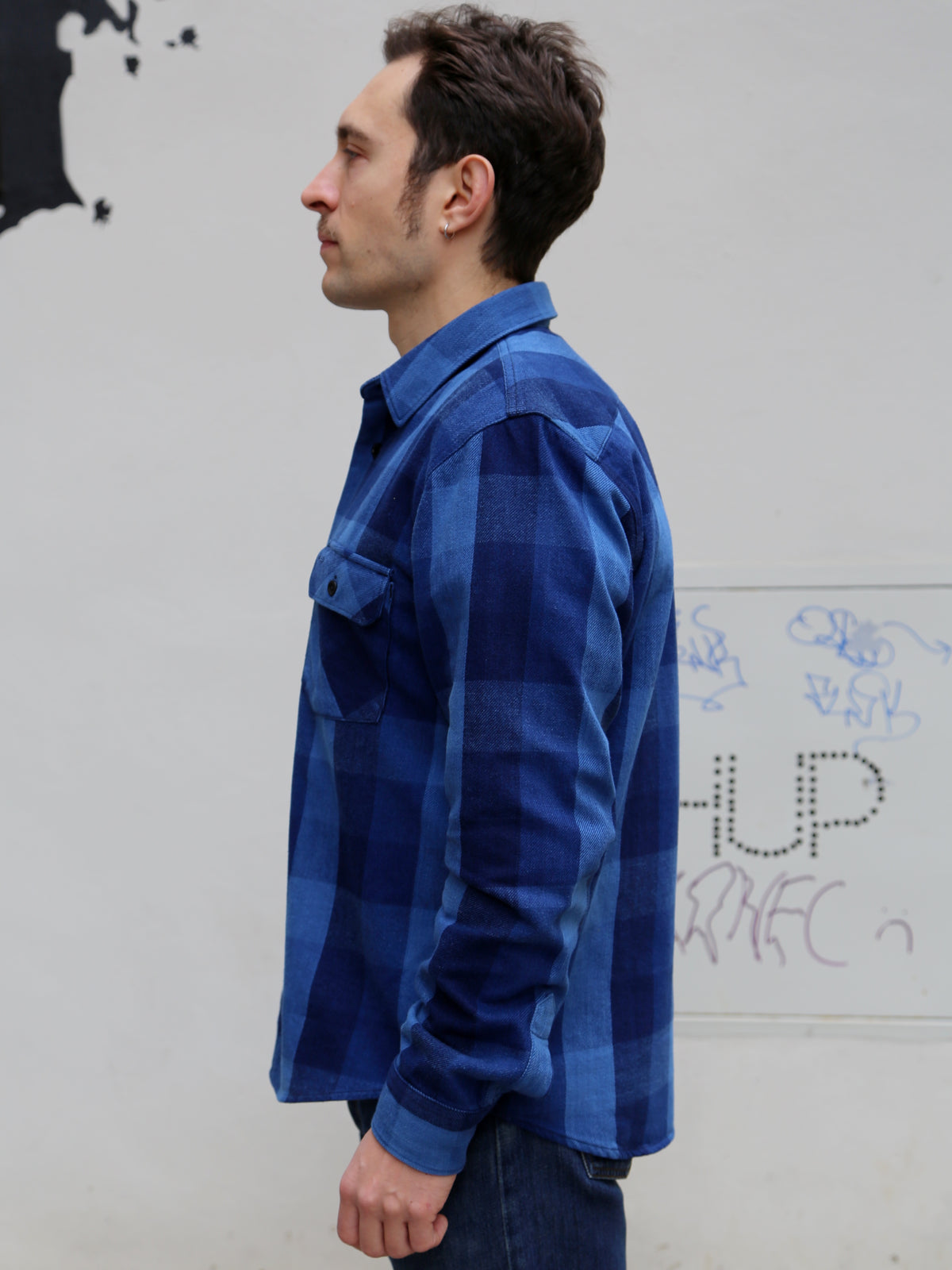 Indigofera Norris Shirt - Triple Indigo (6678-887-04)