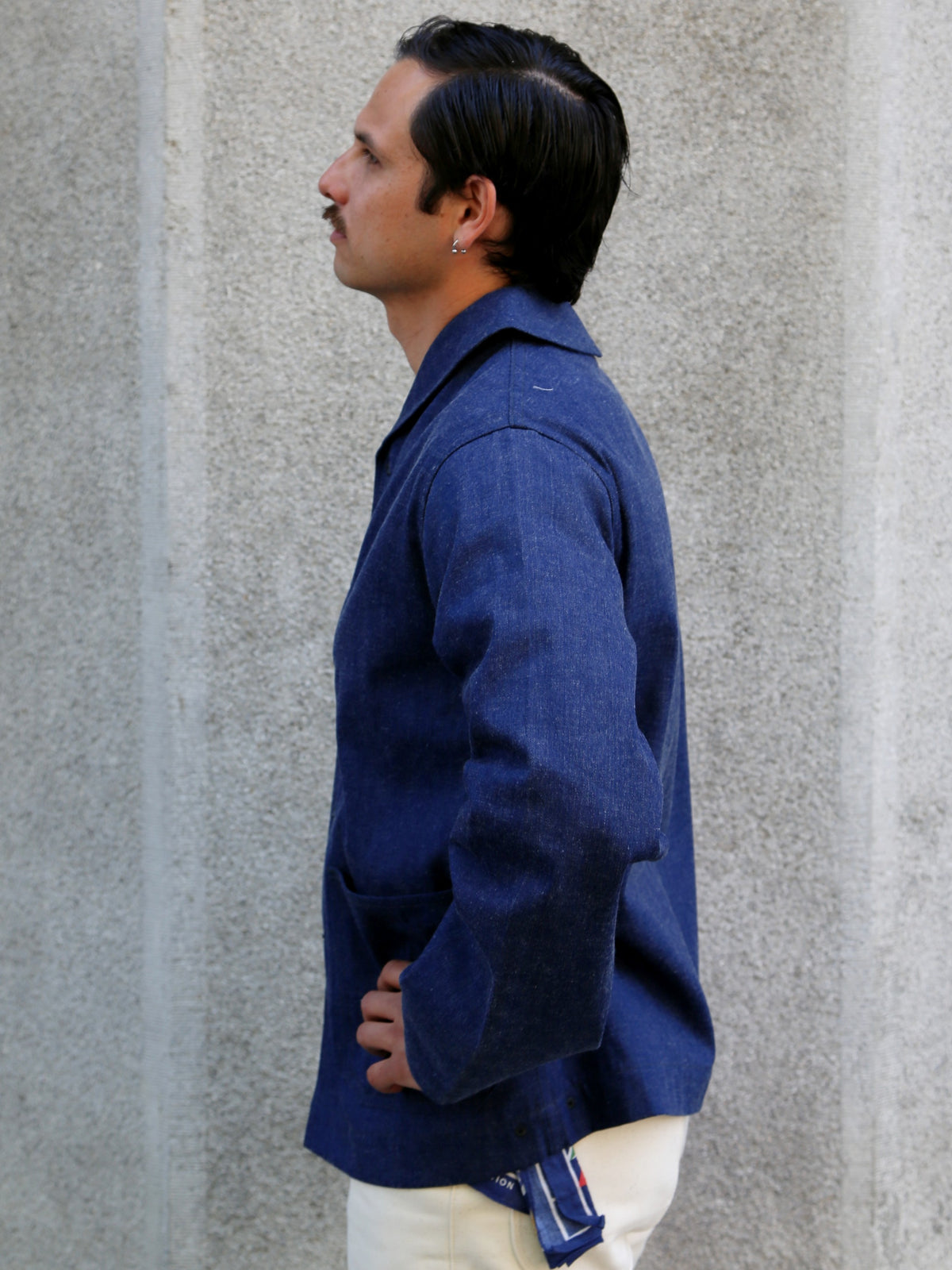 The Real McCOY's U.S. Navy Denim Dungaree Jumper – Indigo (MJ23012)
