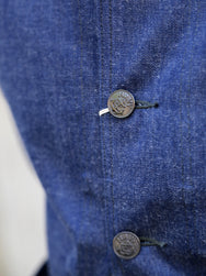 The Real McCOY's U.S. Navy Denim Dungaree Jumper – Indigo (MJ23012)