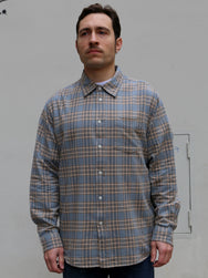 Nudie Jeans Filip Praire Shirt - Light Blue (140819)
