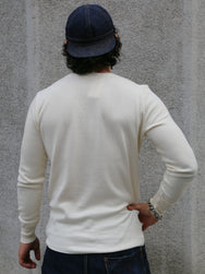 Gladhand Waffle LS Shirt - White (GH-10)