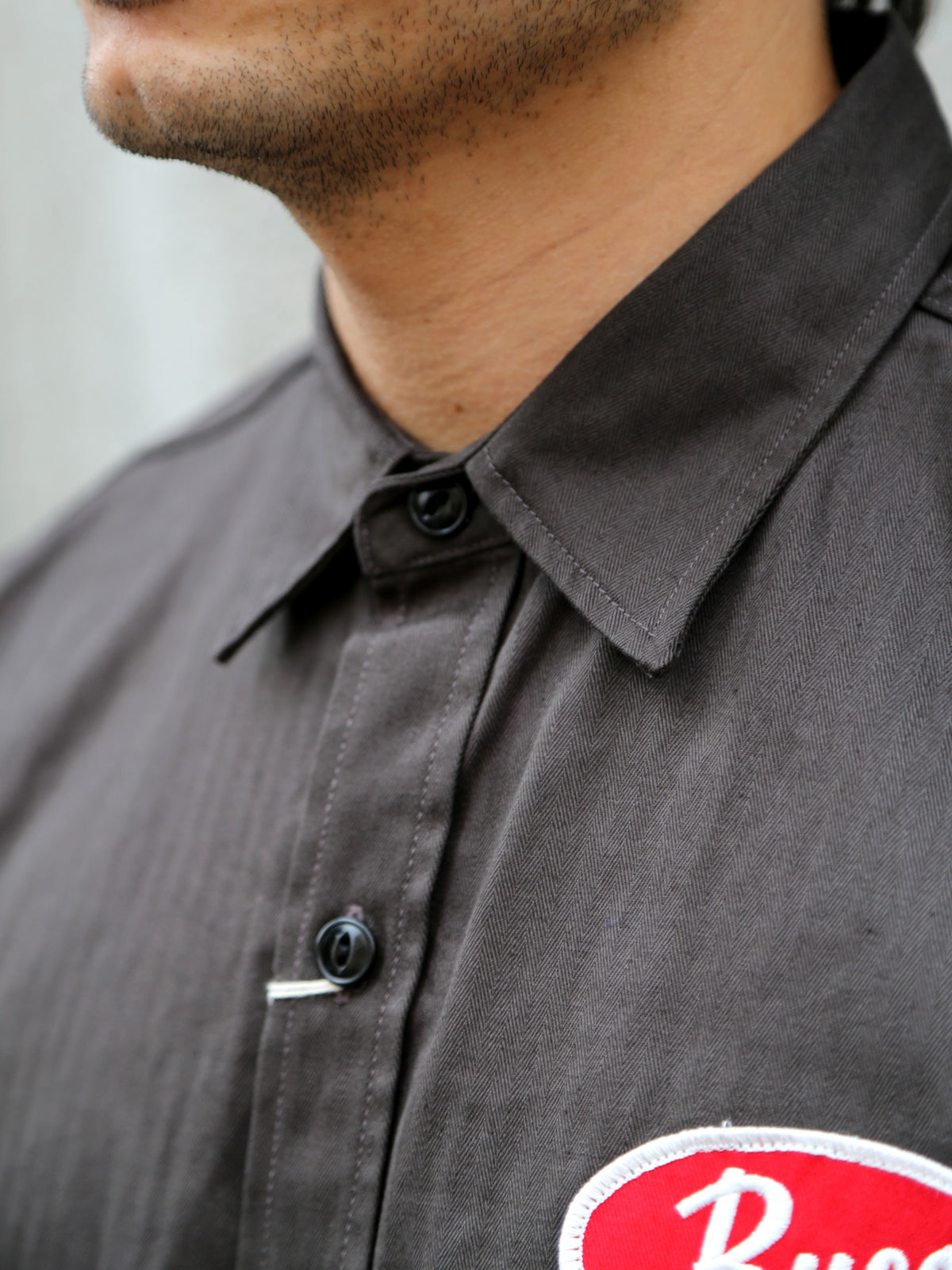 The Real McCoy's Buco Culver City S/S Workshirt – Steel (BS25001-023)