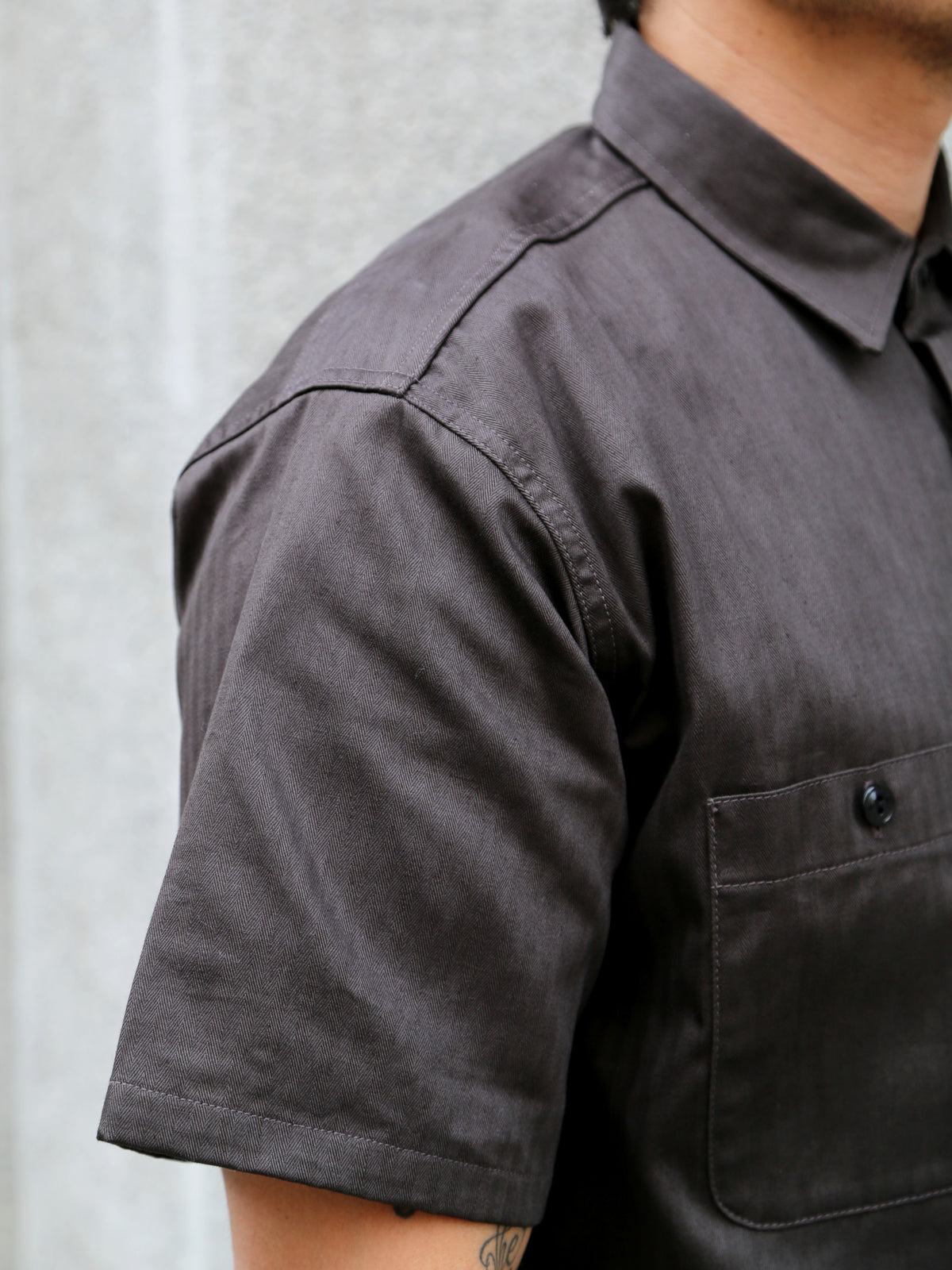 The Real McCoy's Buco Culver City S/S Workshirt – Steel (BS25001-023)