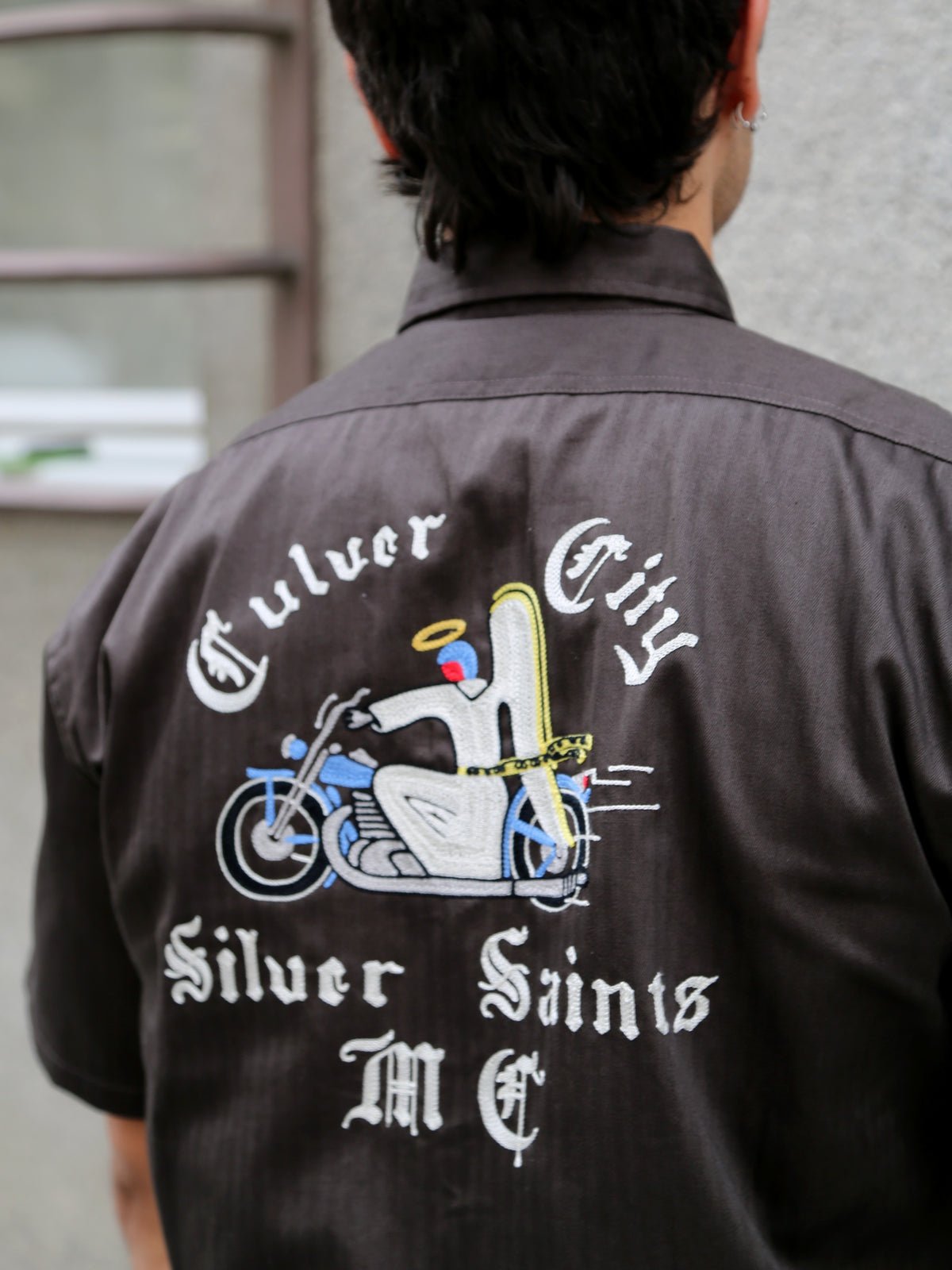 The Real McCoy's Buco Culver City S/S Workshirt – Steel (BS25001-023)