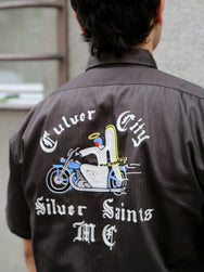 The Real McCoy's Buco Culver City S/S Workshirt – Steel (BS25001-023)