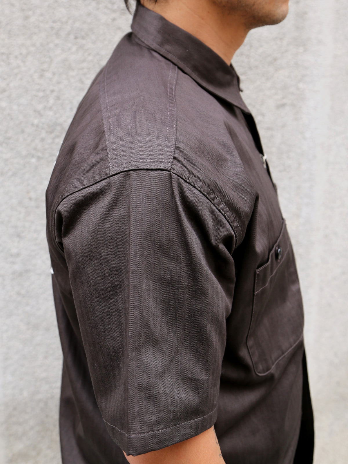 The Real McCoy's Buco Culver City S/S Workshirt – Steel (BS25001-023)