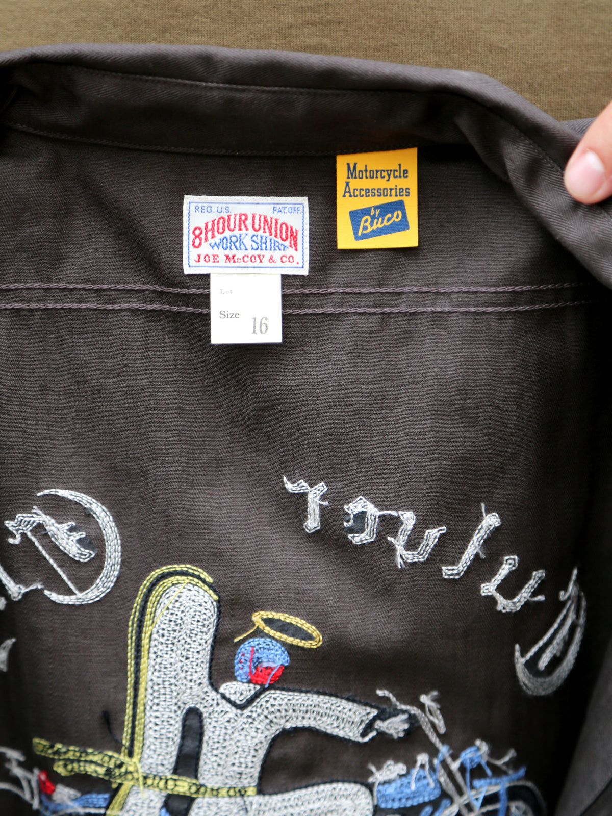 The Real McCoy's Buco Culver City S/S Workshirt – Steel (BS25001-023)