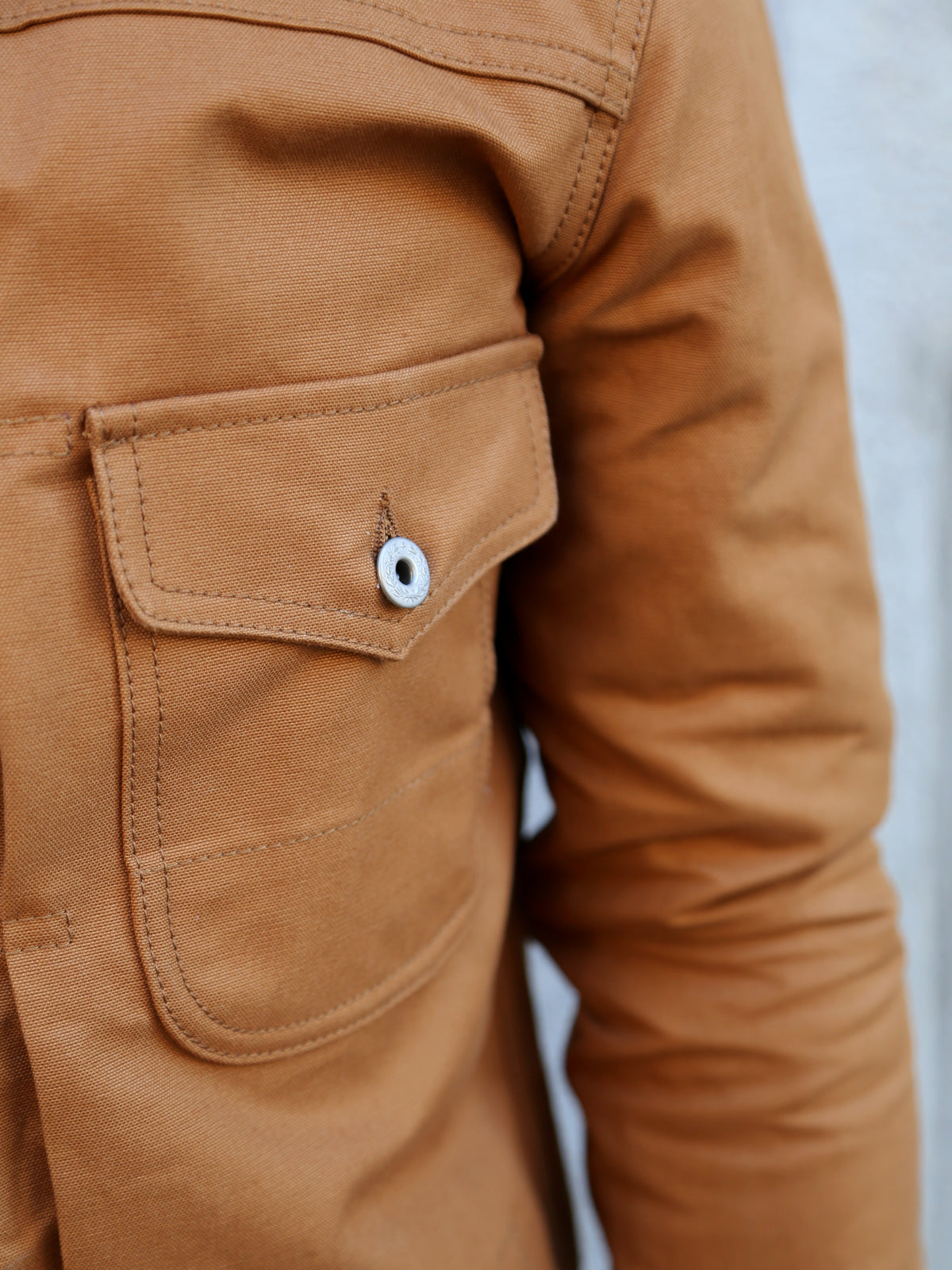 Blue Blanket Duck Canvas Jacket Type 2 Model (J06 IT23)