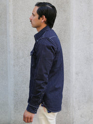Iron Heart 12oz Wabash Western Shirt – Indigo (IHSH-62-IND)
