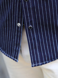 Iron Heart 12oz Wabash Western Shirt – Indigo (IHSH-62-IND)