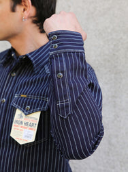Iron Heart 12oz Wabash Western Shirt – Indigo (IHSH-62-IND)