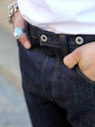 Blue Blanket Denim Pants Single Needle (P35 JP14)