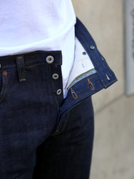 Blue Blanket Denim Pants Single Needle (P35 JP14)