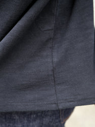 The Real McCoy's Buco Flying Wheel Striped Sleeve Tee – Black/White (BC25001-301)