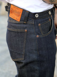 Blue Blanket Denim Pants Single Needle (P35 JP14)