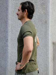 Fleurs De Bagne Tricot „Je ne regrette rien“ – Kaki