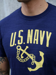 The Real McCoy's US Navy Athletic Tee – Navy (MC25023-140)