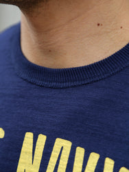 The Real McCoy's US Navy Athletic Tee – Navy (MC25023-140)