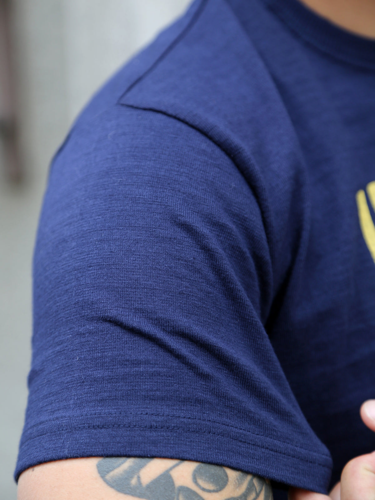 The Real McCoy's US Navy Athletic Tee – Navy (MC25023-140)