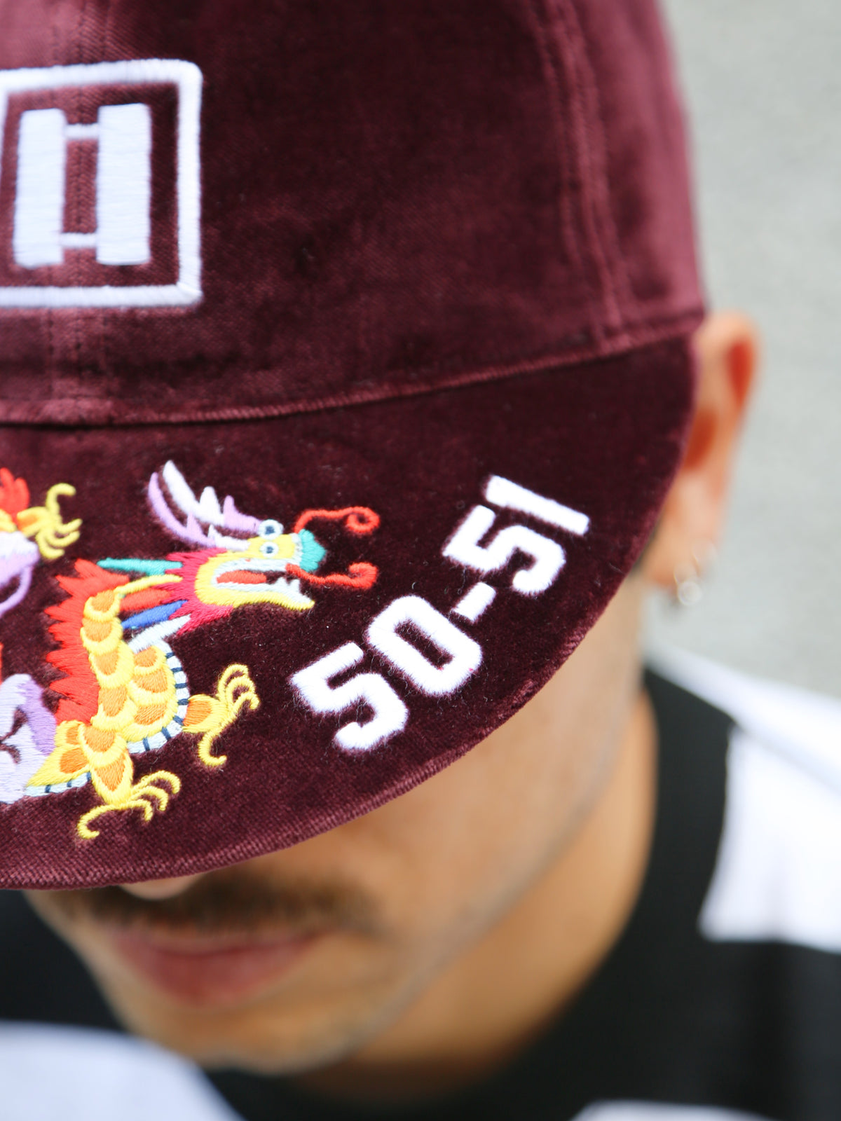 Papa Nui Korea 51 Cap – Burgundy Velvet