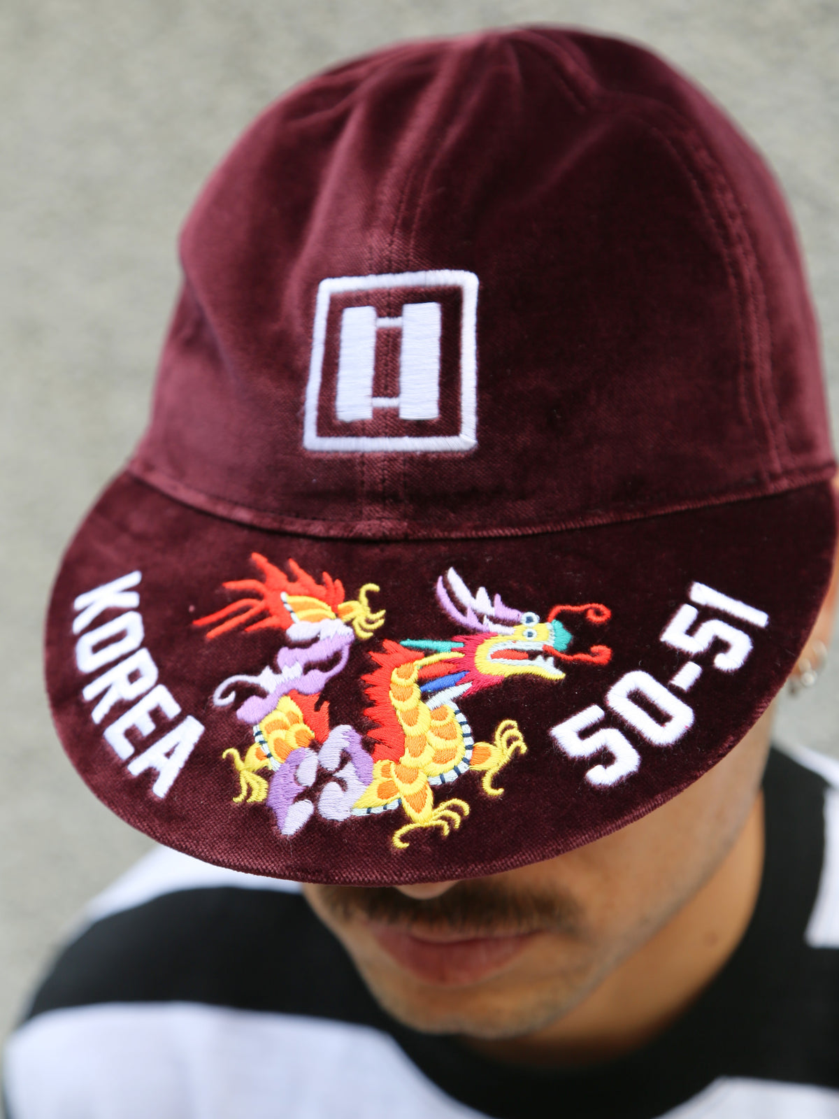 Papa Nui Korea 51 Cap – Burgundy Velvet