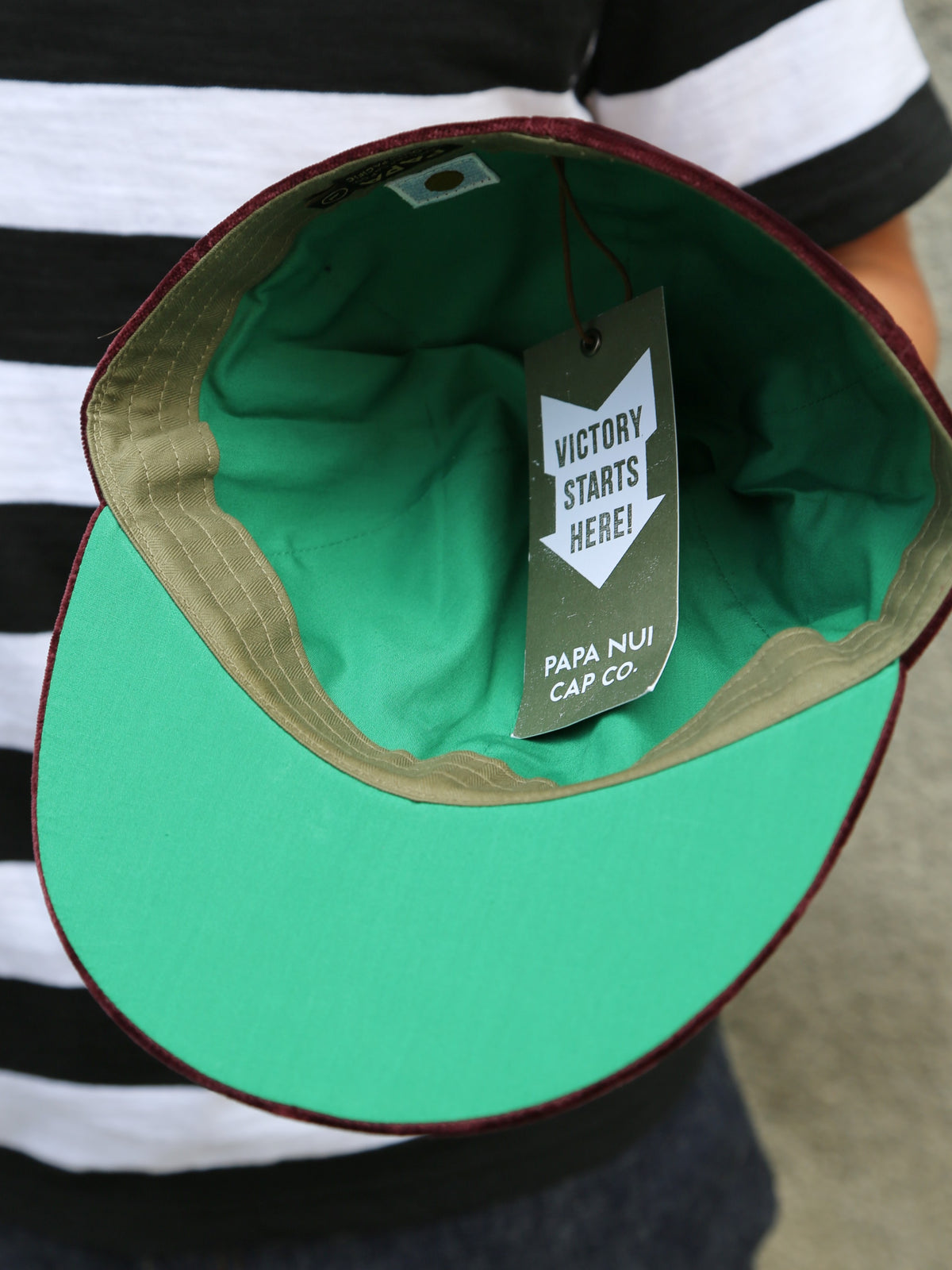 Papa Nui Korea 51 Cap – Burgundy Velvet