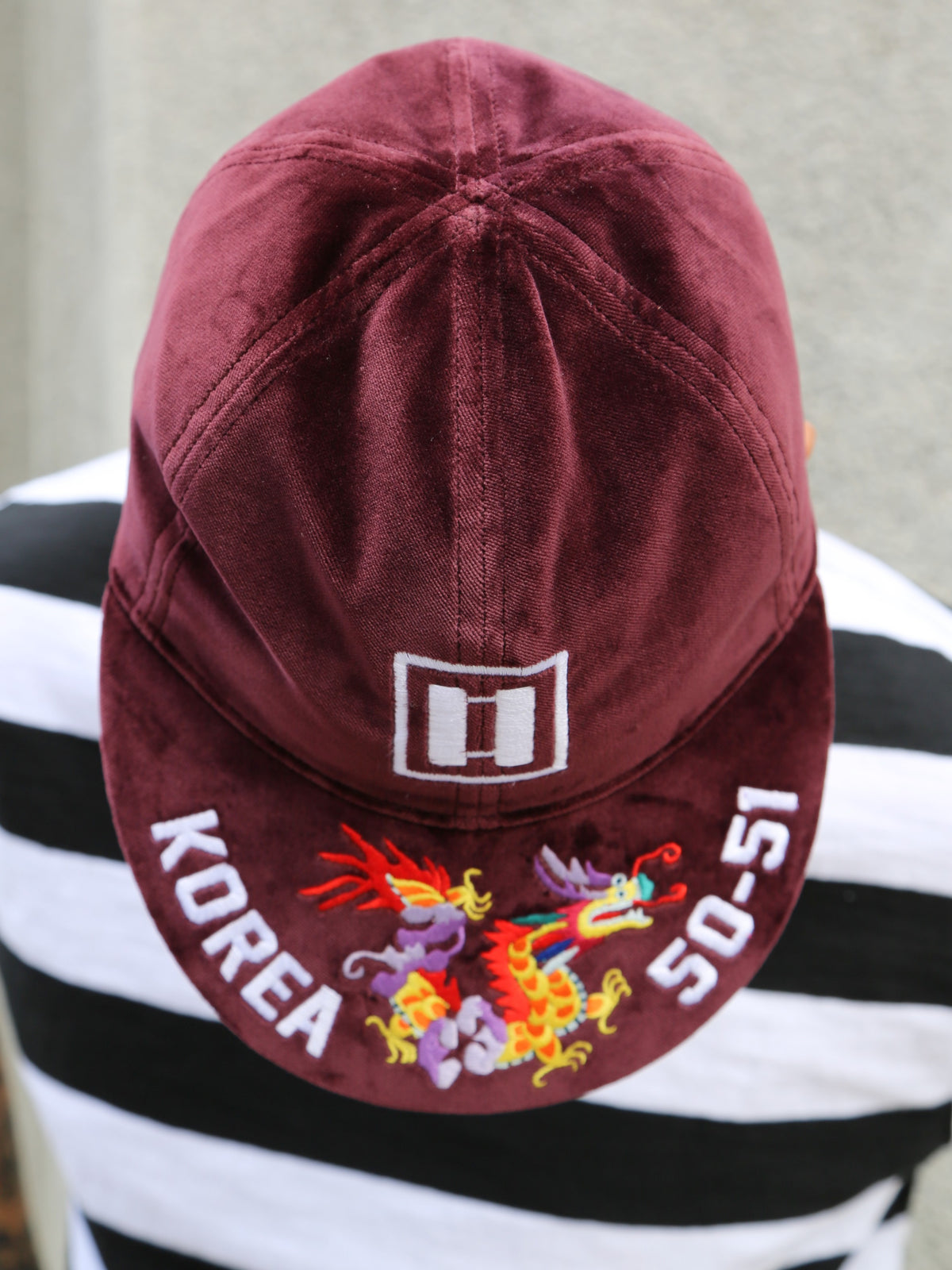 Papa Nui Korea 51 Cap – Burgundy Velvet