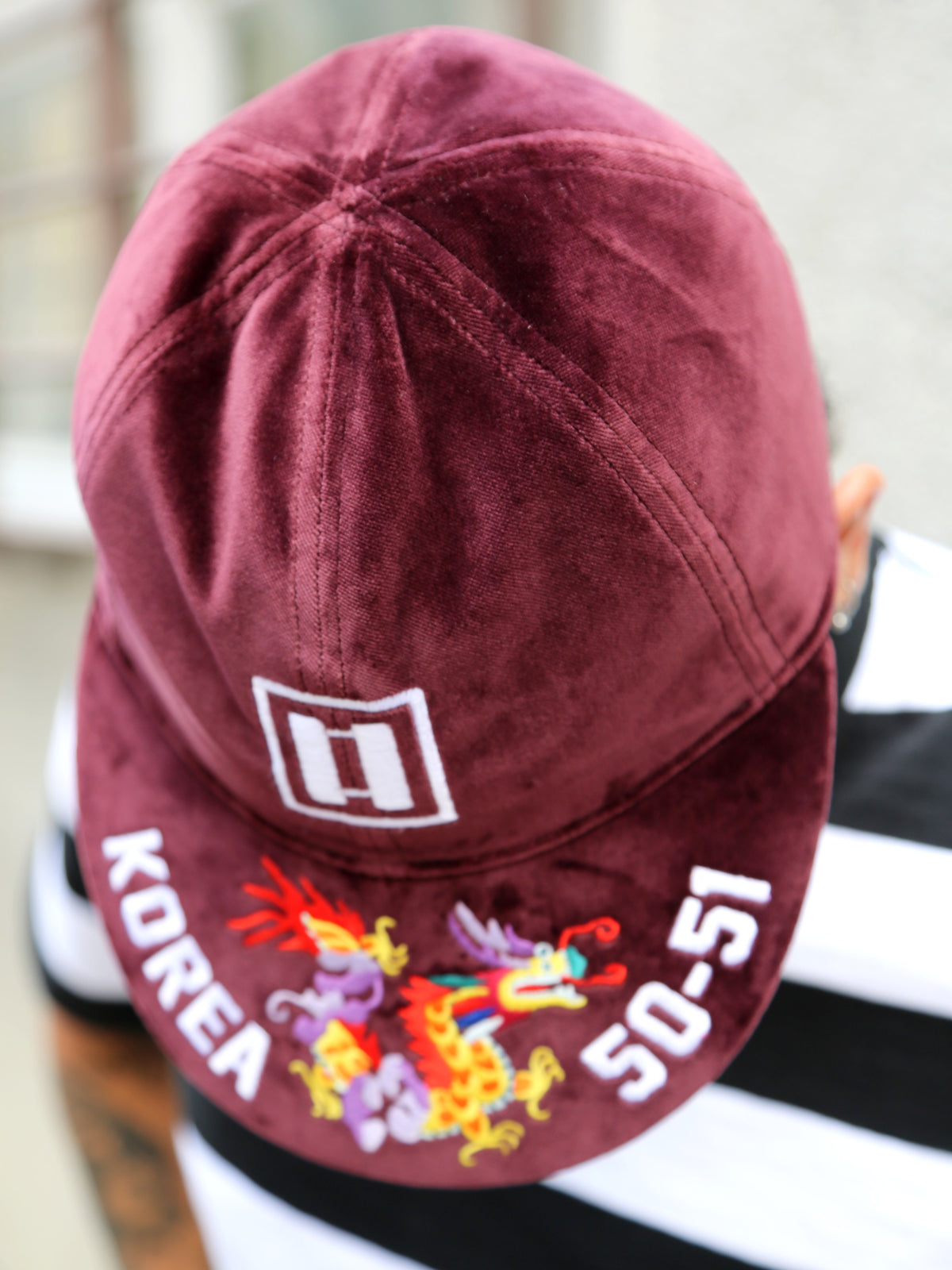 Papa Nui Korea 51 Cap – Burgundy Velvet